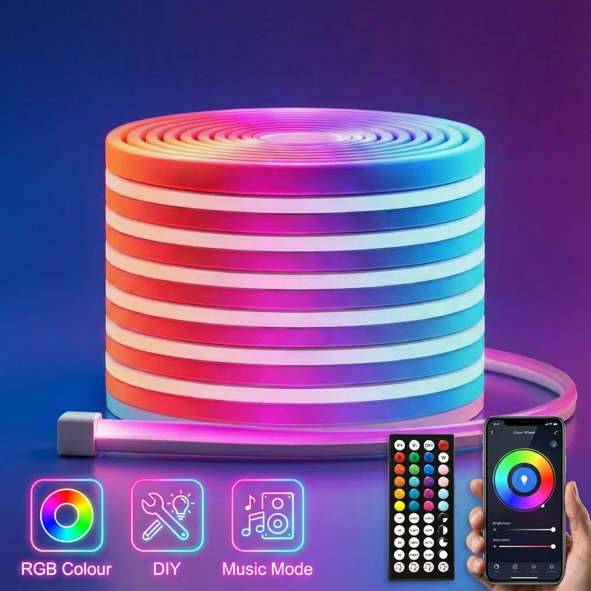 RGB LED Neon Rope Lights